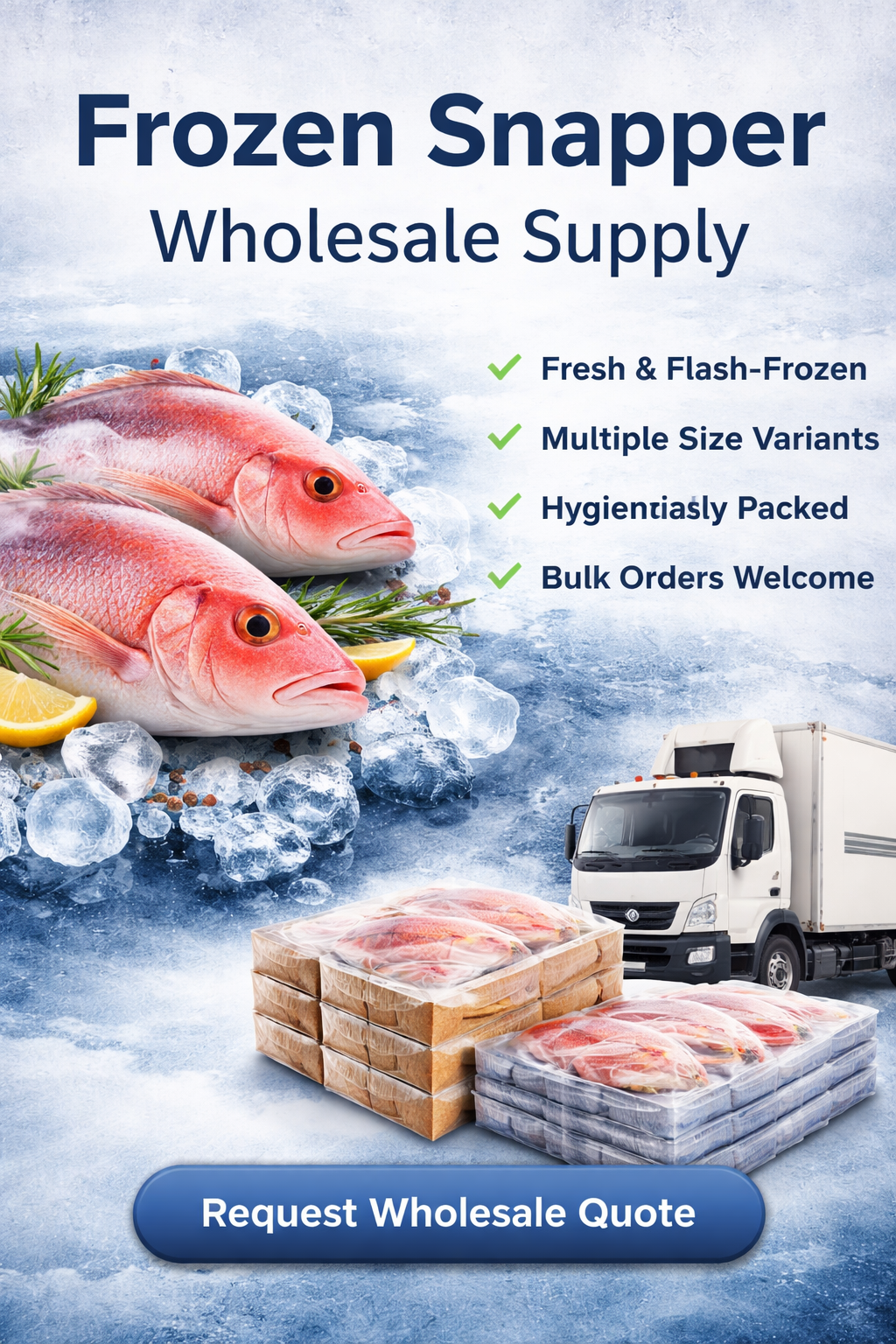 Frozen Snapper Wholesale Supplier